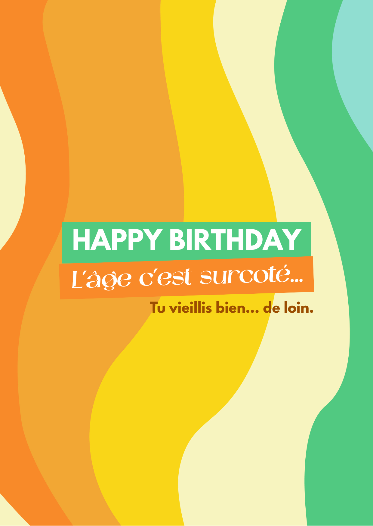 Carte Postale Happy Birthday
