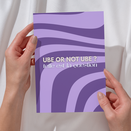 Affiche "UBE or not UBE"