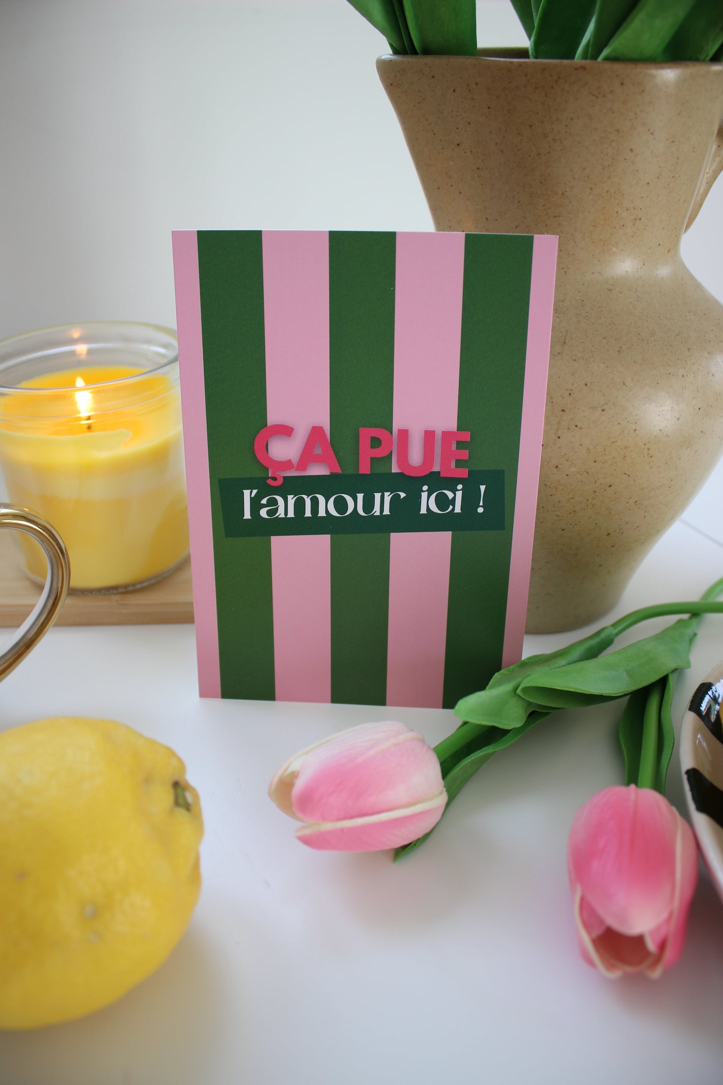 Carte Postale ça pue l'amour