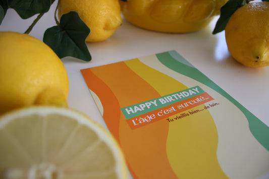 Carte Postale Happy Birthday