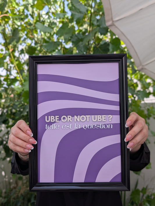 Affiche "UBE or not UBE"